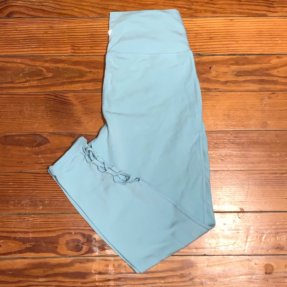 OLD NAVY ACTIVE BLUE LEGGINGS SIZE LARGE